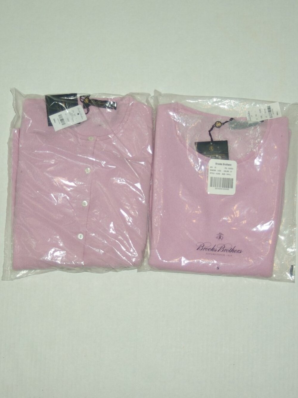 New Brooks Brothers Makers Italian Cashmere Sleeveless Top & Long Sleeve Sweater